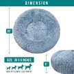Show in main carousel: PetAmi Donut Cat & Dog Bed, Dusty Blue, Medium slide 4 of 10