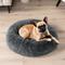 Show in main carousel: PetAmi Donut Cat & Dog Bed, Gray, Small slide 3 of 10