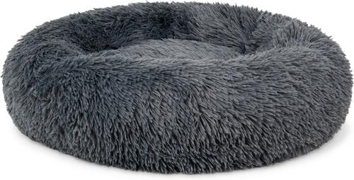 Show full view: PetAmi Donut Cat & Dog Bed, Gray, Small slide 8 of 10
