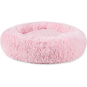 PetAmi Donut Cat & Dog Bed, Pink, Medium: 30-in