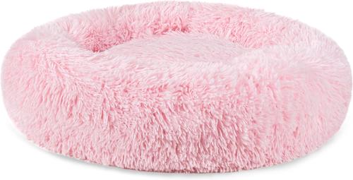 Show full view: PetAmi Donut Cat & Dog Bed, Pink, Medium: 30-in slide 8 of 10