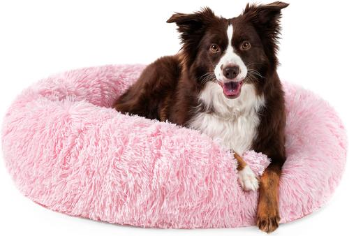 Show full view: PetAmi Donut Cat & Dog Bed, Pink, Medium: 30-in slide 2 of 10