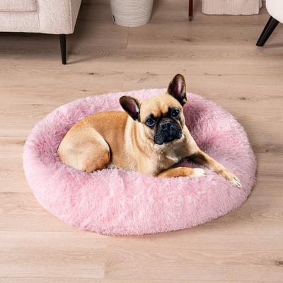 Show full view: PetAmi Donut Cat & Dog Bed, Pink, Small: 23-in slide 3 of 10