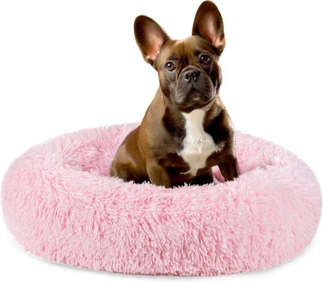 Show full view: PetAmi Donut Cat & Dog Bed, Pink, Small: 23-in slide 2 of 10