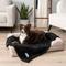 Show in main carousel: PetAmi Fluffy Fleece Cat & Dog Throw Blanket, Black, Small  slide 3 of 9