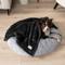 Show in main carousel: PetAmi Fluffy Fleece Cat & Dog Throw Blanket, Black, Small  slide 2 of 9