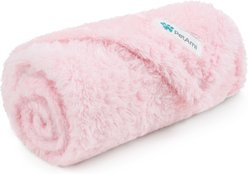 PetAmi Fluffy Fleece Cat & Dog Throw Blanket, Pink, Small 