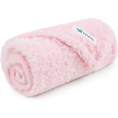 PetAmi Fluffy Fleece Cat & Dog Throw Blanket, Pink, Small 