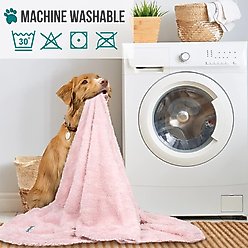 PetAmi Fluffy Fleece Cat & Dog Throw Blanket, Pink, Small  slide 2 of 7