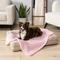 Show in main carousel: PetAmi Fluffy Fleece Cat & Dog Throw Blanket, Pink, Small  slide 4 of 10
