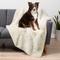 Show in main carousel: PetAmi Furry Faux Fur Waterproof Cat & Dog Blanket, Beige, Medium  slide 2 of 9