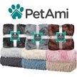 Show in main carousel: PetAmi Furry Faux Fur Waterproof Cat & Dog Blanket, Grey, Medium  slide 7 of 9