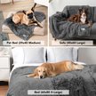 Show in main carousel: PetAmi Furry Faux Fur Waterproof Cat & Dog Blanket, Grey, Medium  slide 4 of 9