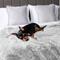 Show in main carousel: PetAmi Furry Faux Fur Waterproof Cat & Dog Blanket, Light Grey, Large  slide 6 of 9