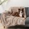 Show in main carousel: PetAmi Furry Faux Fur Waterproof Cat & Dog Blanket, Taupe, X-Large  slide 2 of 9
