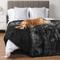 Show in main carousel: PetAmi Furry Faux Fur Waterproof Cat & Dog Blanket, Tie-Dye Black, X-Large  slide 1 of 9