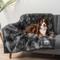 Show in main carousel: PetAmi Furry Faux Fur Waterproof Cat & Dog Blanket, Tie-Dye Black, X-Large  slide 2 of 9