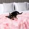 Show in main carousel: PetAmi Furry Faux Fur Waterproof Cat & Dog Blanket, Tie-Dye Pink, Medium  slide 6 of 9