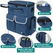 Show in main carousel: PetAmi Pet Supplies Organizer Tote Dog & Cat Travel Bag, Heather Navy slide 3 of 8