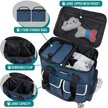 Show in main carousel: PetAmi Pet Supplies Organizer Tote Dog & Cat Travel Bag, Heather Navy slide 5 of 8