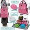Show in main carousel: PetAmi Pet Supplies Organizer Tote Dog & Cat Travel Bag, Heather Pink slide 2 of 8