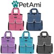 Show in main carousel: PetAmi Pet Supplies Organizer Tote Dog & Cat Travel Bag, Heather Purple slide 7 of 8