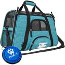 PetAmi Premium Airline Approved Soft-Sided Dog & Cat Travel Carrier, Heather Blue, Large