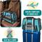 Show in main carousel: PetAmi Premium Airline Approved Soft-Sided Dog & Cat Travel Carrier, Heather Blue, Large slide 7 of 10