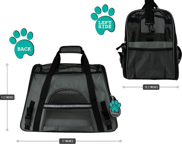 PetAmi Premium Airline Approved Soft-Sided Dog & Cat Travel Carrier