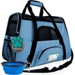 Show in main carousel: PetAmi Premium Airline Approved Soft-Sided Dog & Cat Travel Carrier, Light Blue, Small slide 1 of 9