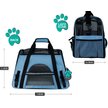 Show in main carousel: PetAmi Premium Airline Approved Soft-Sided Dog & Cat Travel Carrier, Light Blue, Small slide 3 of 9