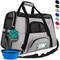 Show in main carousel: PetAmi Premium Airline Approved Soft-Sided Dog & Cat Travel Carrier, Light Gray, Large slide 2 of 10