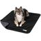 Show in main carousel: PetAmi Reversible Fleece Waterproof Cat & Dog Blanket, Black/Gray, Medium  slide 1 of 10