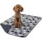 Show in main carousel: PetAmi Reversible Fleece Waterproof Cat & Dog Blanket, Paw Print Gray, X-Large  slide 3 of 10