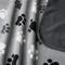 Show in main carousel: PetAmi Reversible Fleece Waterproof Cat & Dog Blanket, Paw Print Gray, X-Large  slide 9 of 10