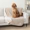 Show in main carousel: PetAmi Reversible Fleece Waterproof Cat & Dog Blanket, Taupe/Beige, Large  slide 2 of 10