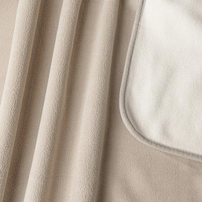 Show full view: PetAmi Reversible Fleece Waterproof Cat & Dog Blanket, Taupe/Beige, Medium  slide 9 of 10