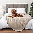 Show in main carousel: PetAmi Reversible Fleece Waterproof Cat & Dog Blanket, Taupe/Beige, Medium  slide 8 of 10