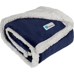 PetAmi Sherpa Cat & Dog Blanket, Blue, 29 x 40-in