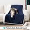 Show in main carousel: PetAmi Sherpa Cat & Dog Blanket, Blue, 29 x 40-in slide 3 of 9
