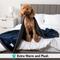 Show in main carousel: PetAmi Sherpa Cat & Dog Blanket, Navy & Gray Sherpa, 29 x 40-in slide 4 of 9