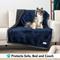 Show in main carousel: PetAmi Sherpa Cat & Dog Blanket, Navy & Gray Sherpa, 29 x 40-in slide 3 of 9