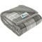 Show in main carousel: PetAmi Sherpa Cat & Dog Blanket, Plaid Light Grey, 60 x 40-in slide 1 of 10