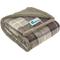 Show in main carousel: PetAmi Sherpa Cat & Dog Blanket, Plaid Taupe, 60 x 80-in slide 1 of 9