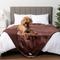Show in main carousel: PetAmi Sherpa Fleece Waterproof Cat & Dog Blanket, Brown, X-Large  slide 5 of 10