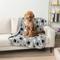 Show in main carousel: PetAmi Sherpa Fleece Waterproof Cat & Dog Blanket, Paw Gray, Large  slide 3 of 10