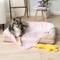 Show in main carousel: PetAmi Sherpa Fleece Waterproof Cat & Dog Blanket, Pink, Small  slide 4 of 9