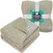 Show in main carousel: PetAmi Sherpa Fleece Waterproof Cat & Dog Blanket, Taupe, Large  slide 7 of 9