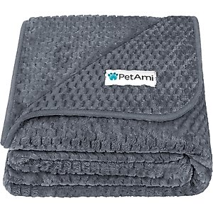 Frisco Plush Orthopedic Front Bolster Cat & Dog Bed w/Removable Cover