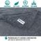 Show in main carousel: PetAmi Sherpa Fleece Waterproof Waffle Cat & Dog Blanket, Gray, X-Large  slide 3 of 8